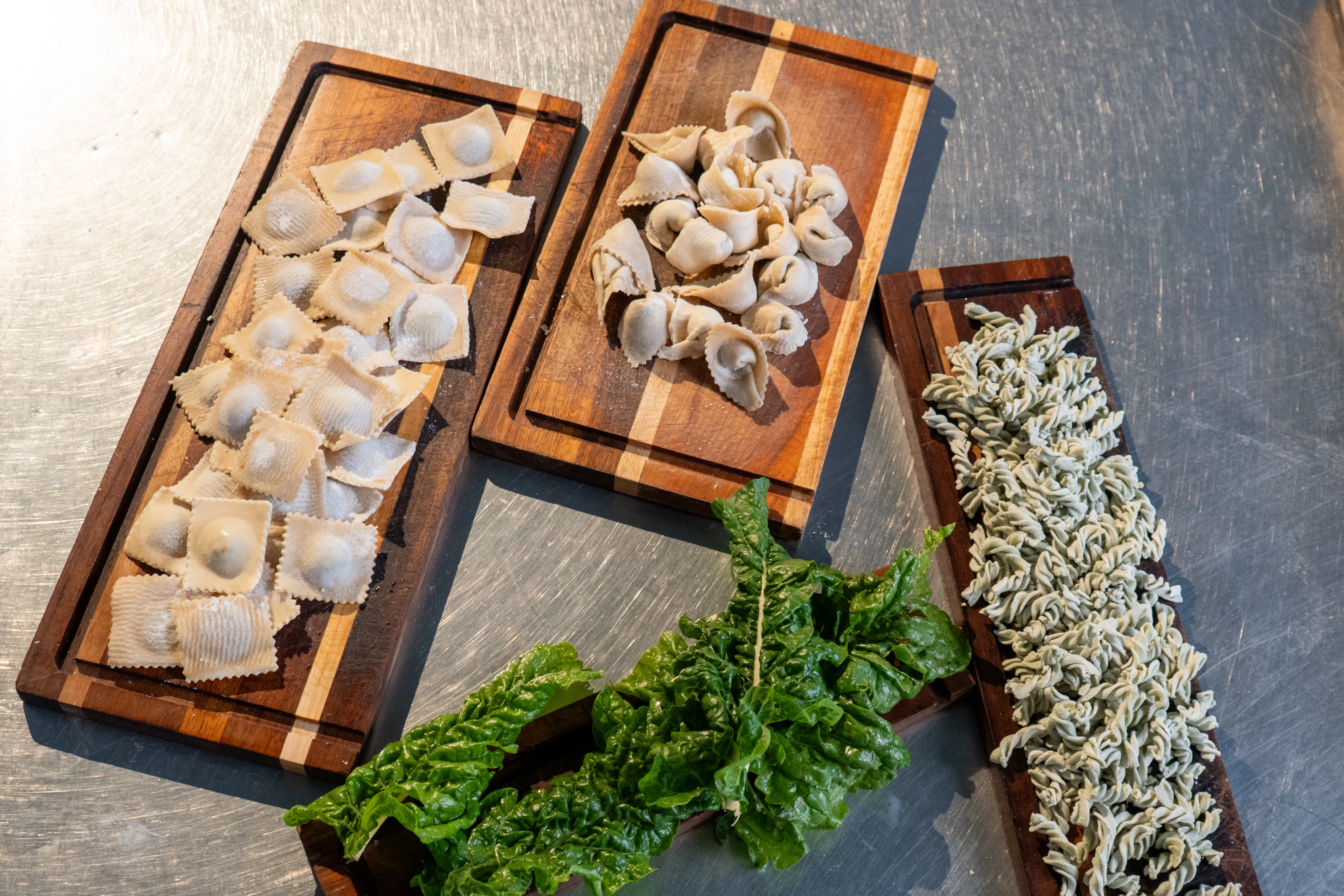 Home-made Raw Pasta at Andiamo Italian Restaurant in Addis Ababa